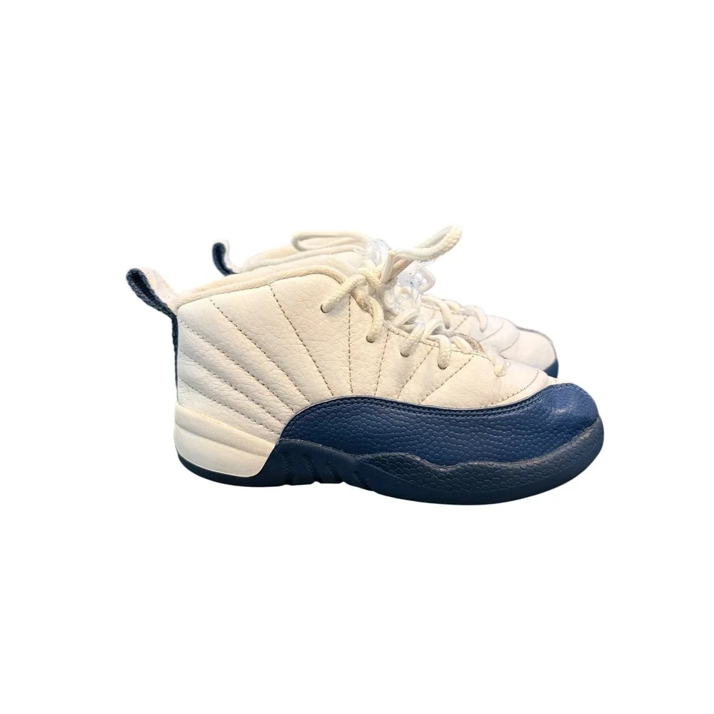 Nike Air Jordan 12 Retro French Blue Toddler Size 10C Shoes 850000-114
